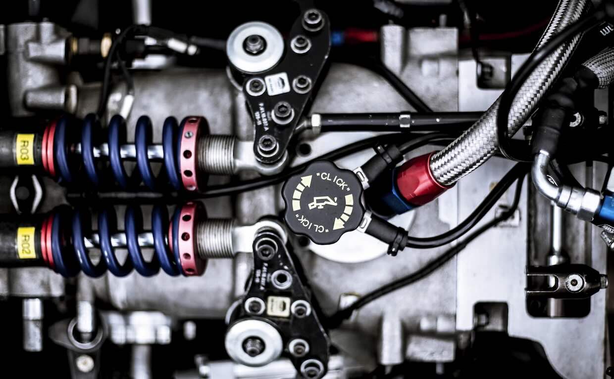The inside of a vehicle