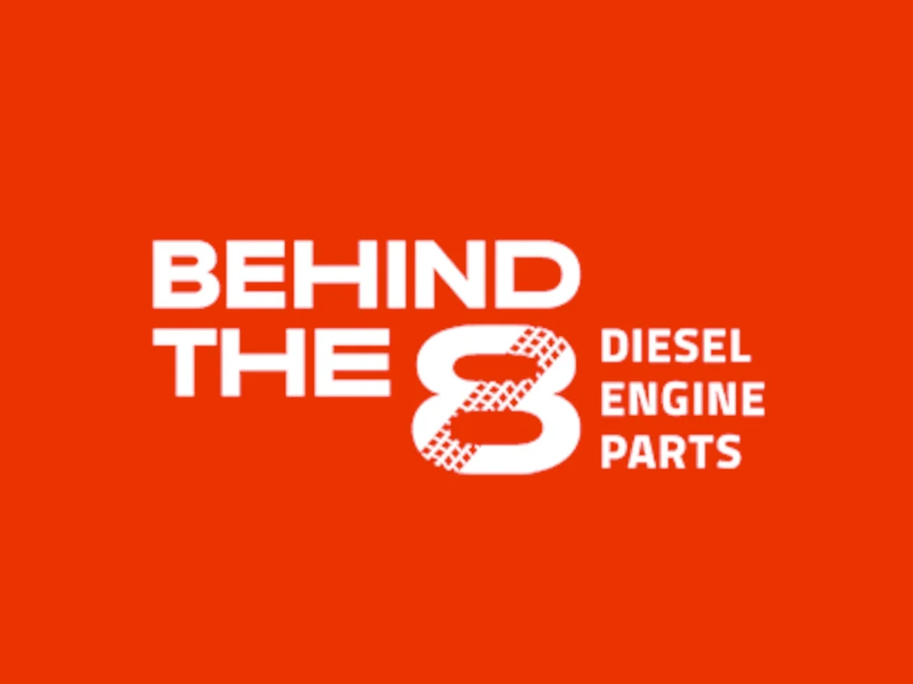 Behind the 8 Logo - red